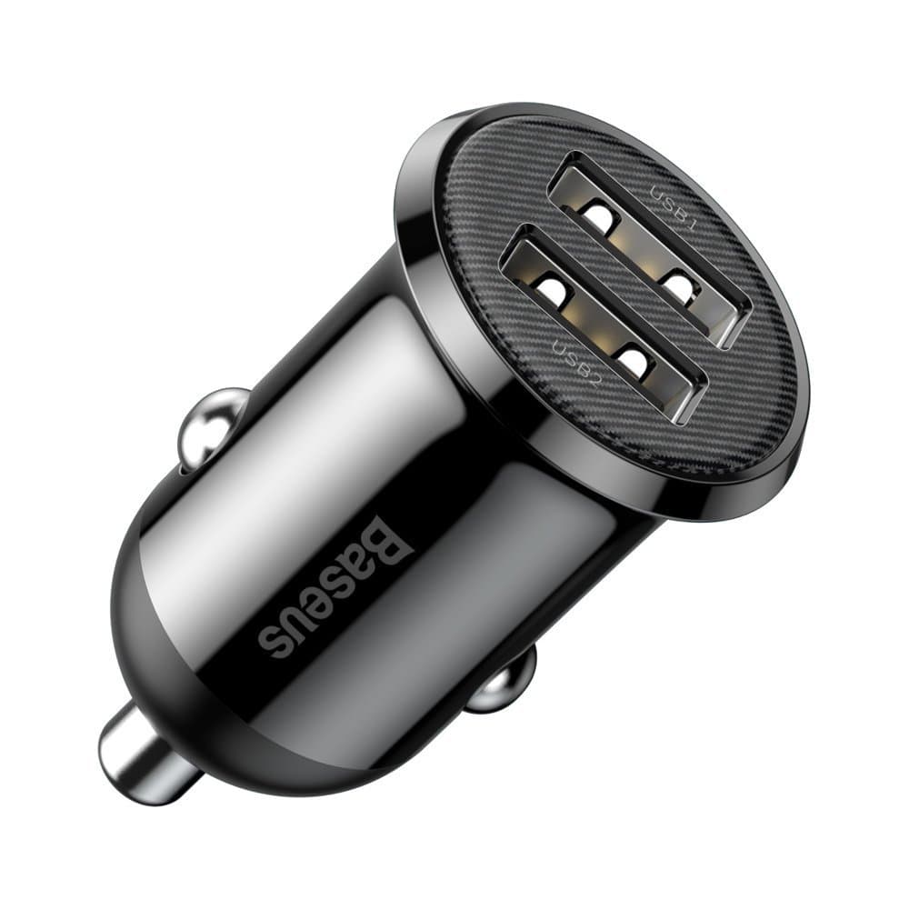 Carregador Veicular Carro Baseus Grain Pro 2 Usb 5V 4,8A Universal