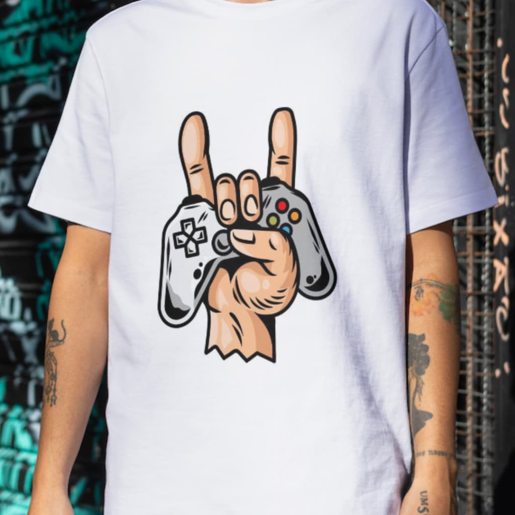 Camiseta Infantil Games - Free Fire, CS, Nintendo, Controle de Video Game