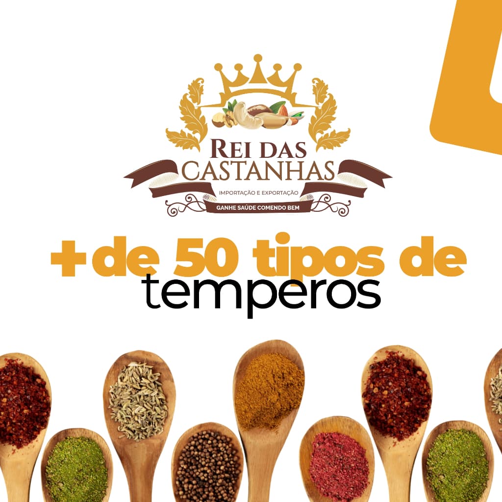 Temperos e Especiarias Premium [COM ATM] - Indústria Rei das Castanhas