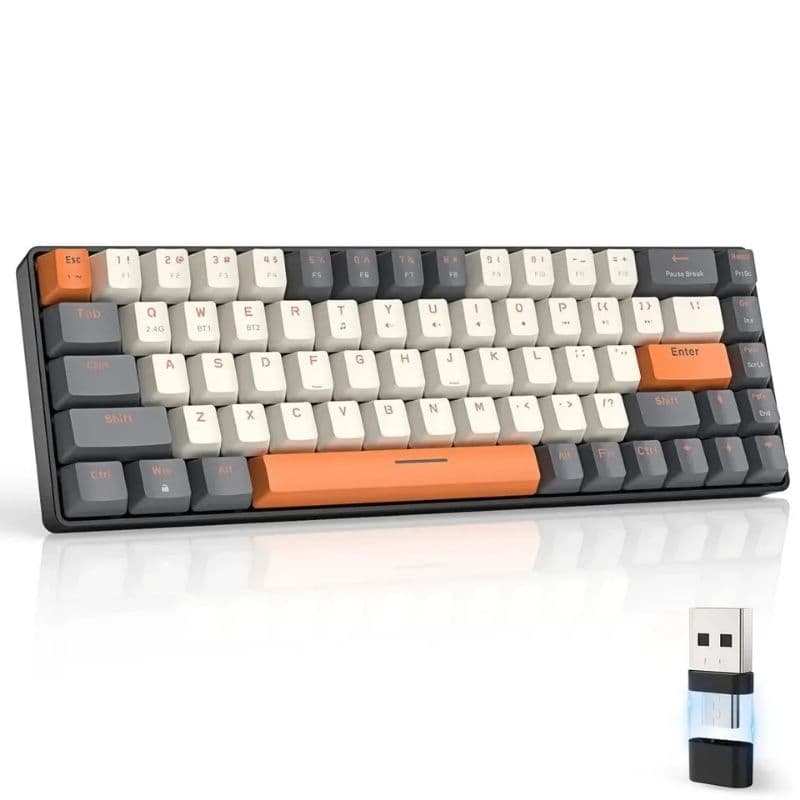 Teclado Mecânico Sem Fio Ziyoulang K68