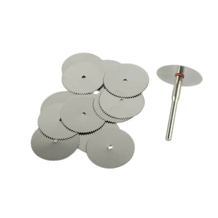 Disco Corte Metal Aço Ferramenta Rotativa 25Mm 10pcs