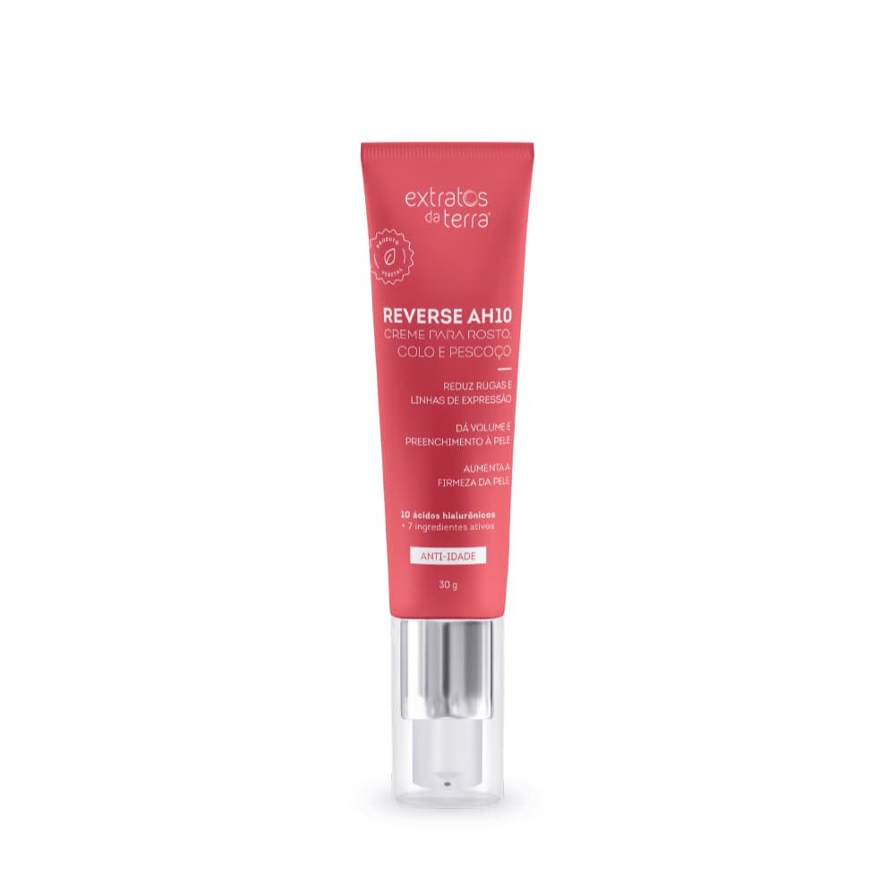 Creme anti-idade reverse ah10 para rosto, colo e pescoço 30 g