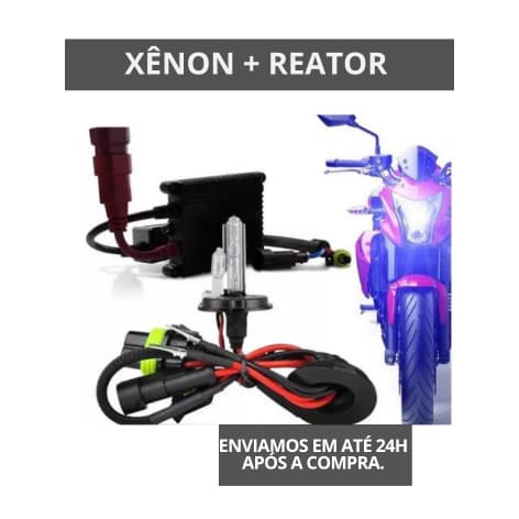 Kit Xenon Moto Completo H4-2 8000K Alto/baixo 12v - Acessórios para moto e carro