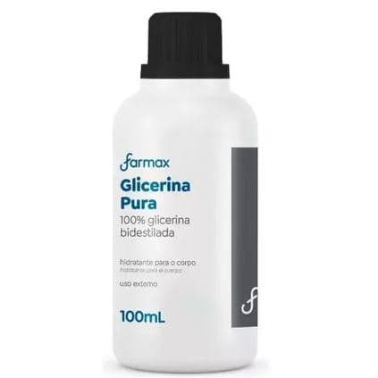 Glicerina Pura - Farmax 100ML Hidratante Para o Corpo