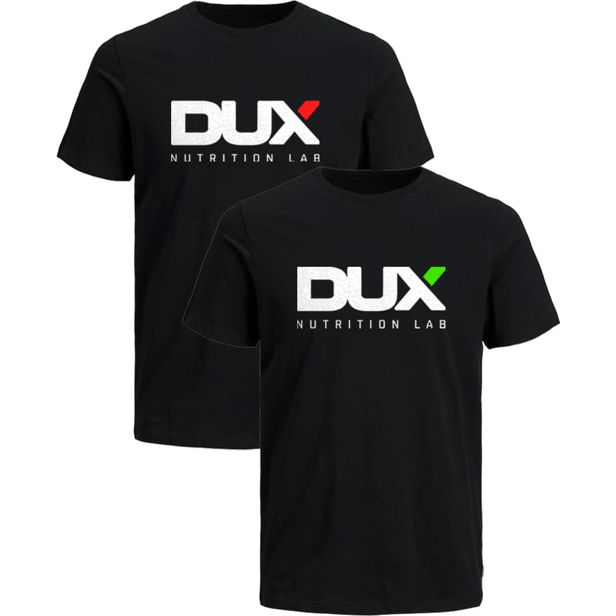 Kit 2 Camiseta Dux Nutrition Lab Red Green Treino Academia Original Camisa Fitness Musculação