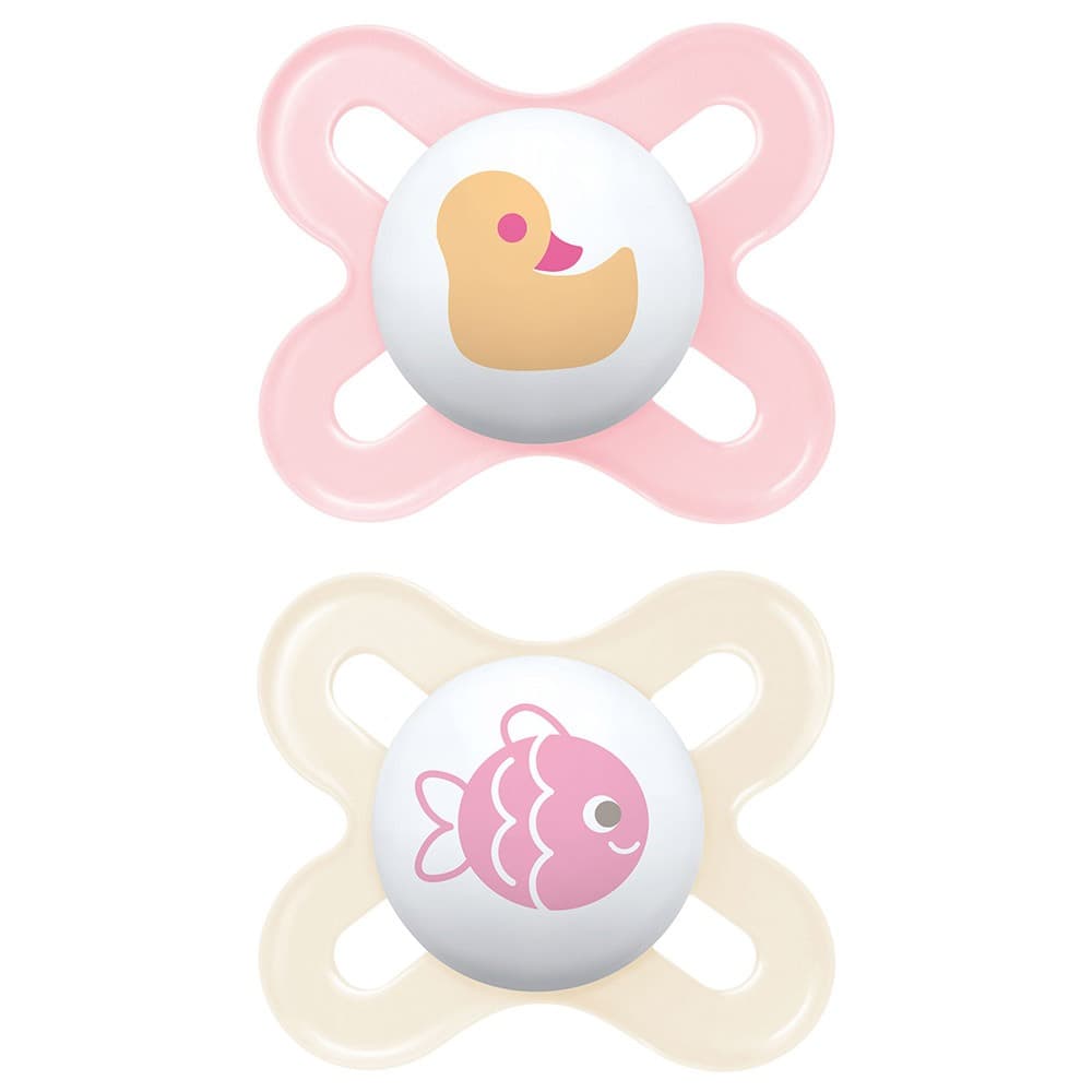 Chupeta Mam Original Start 0-2m Tam 1 Rosa Embalagem Dupla