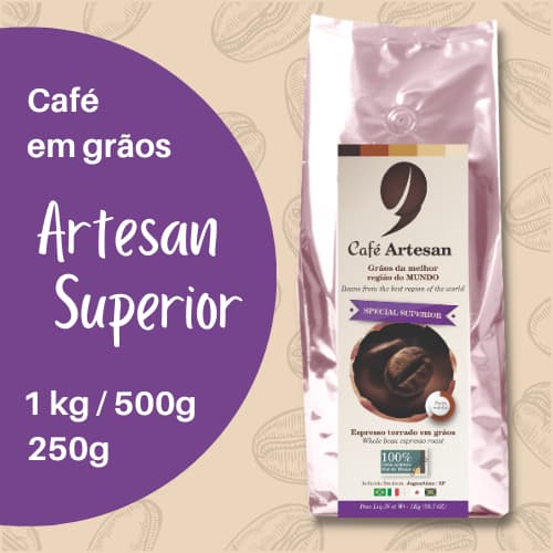 Café Artesan Superior - Café em grãos ou moído