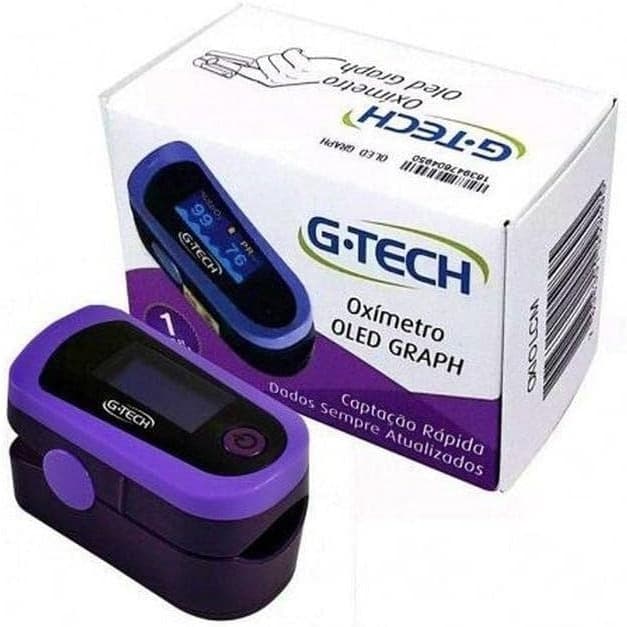 Oxímetro Digital Portátil De Dedo Oled Graph G-tech