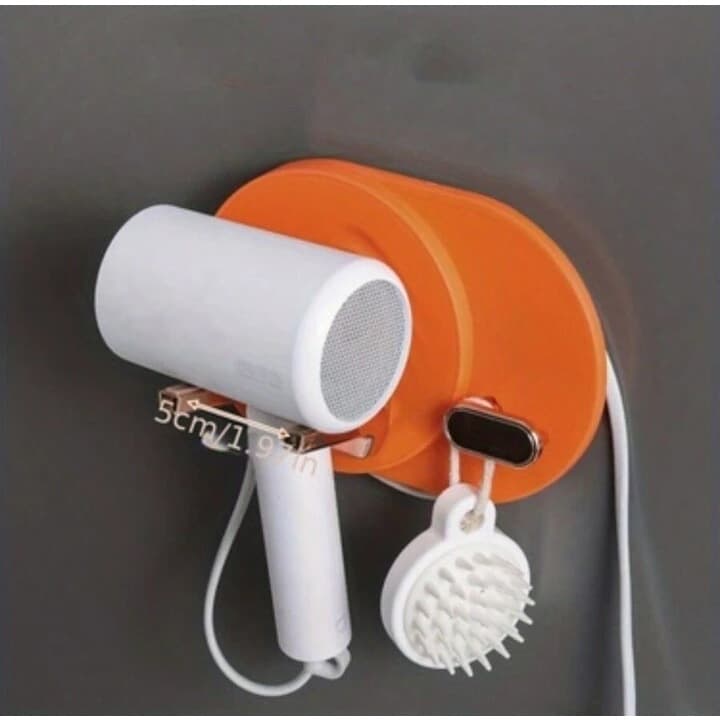 Suporte Para Secador De Cabelo, Suporte De Parede Para Banheiro E Organizador
