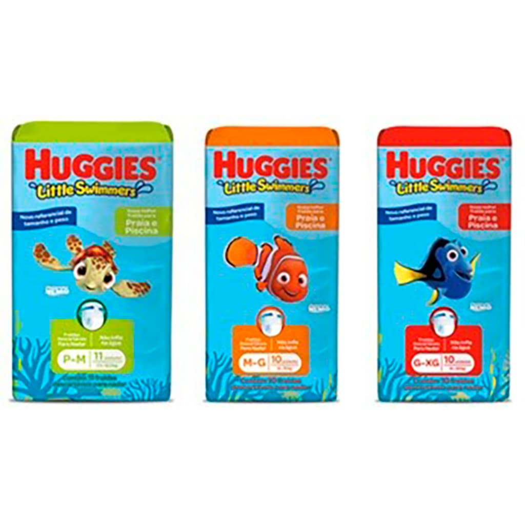 Fralda Huggies Little Swimmers para Praia e Piscina