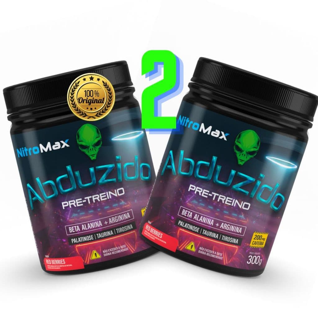 Kit 2 Pré Treino Abduzido 300 GR - Nitromax