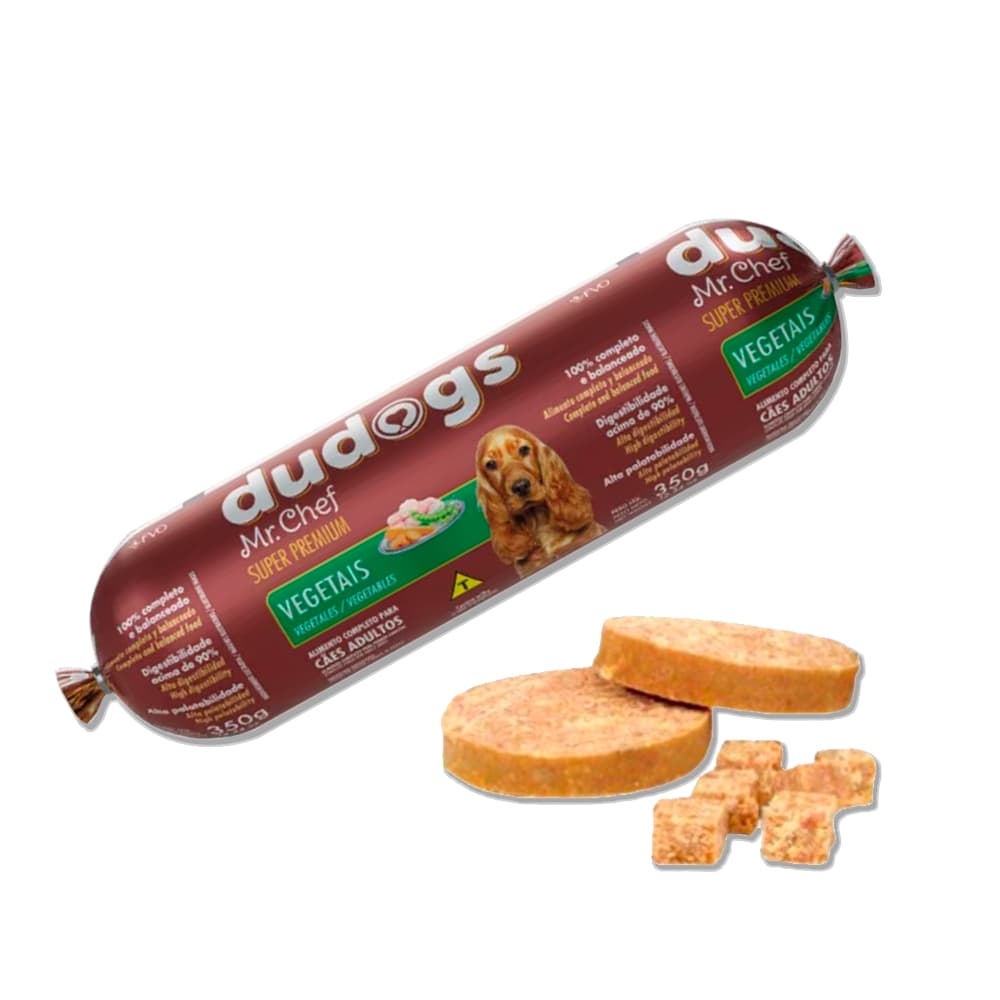 Dudogs Mr Chef Vegetais Ração Semi Úmida para Cães 350g FVO