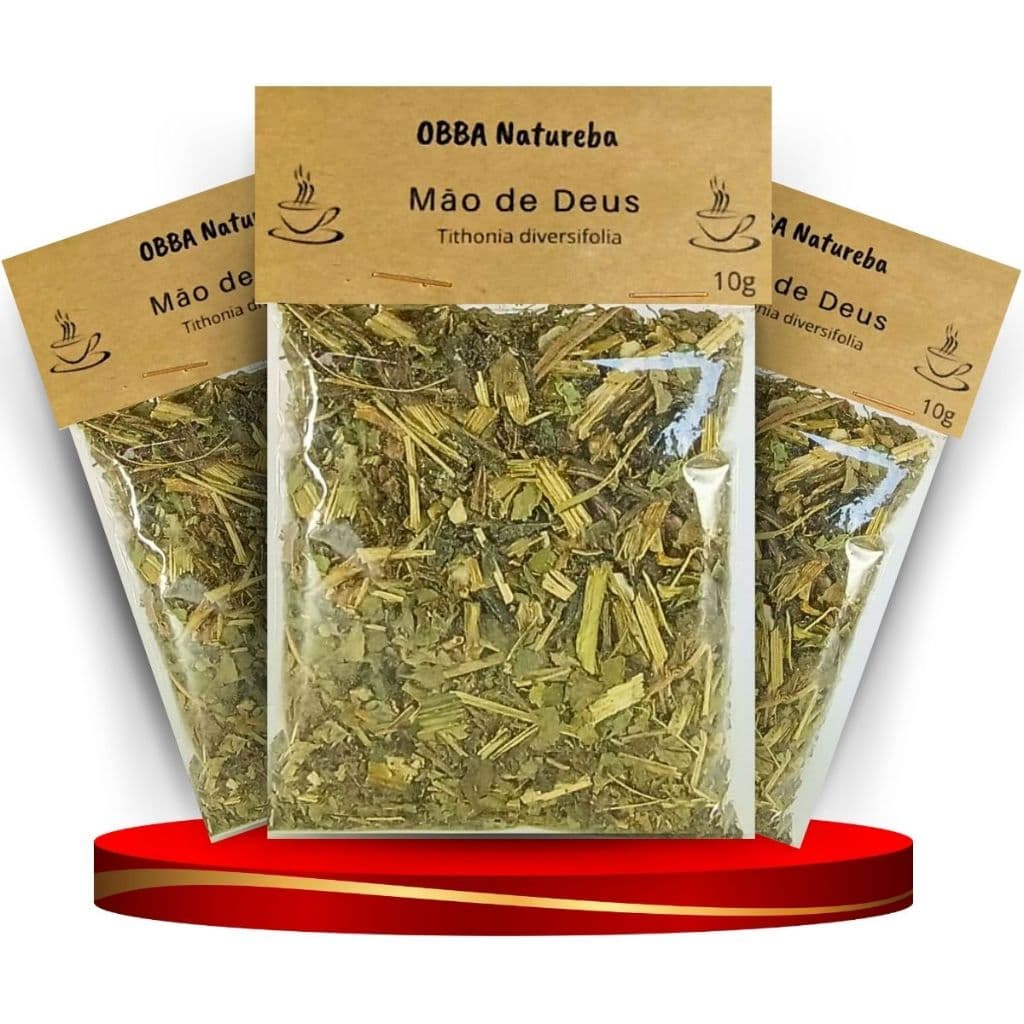 3 Chás Mão de Deus | Orgânica Autêntico 100% Puro para Chá