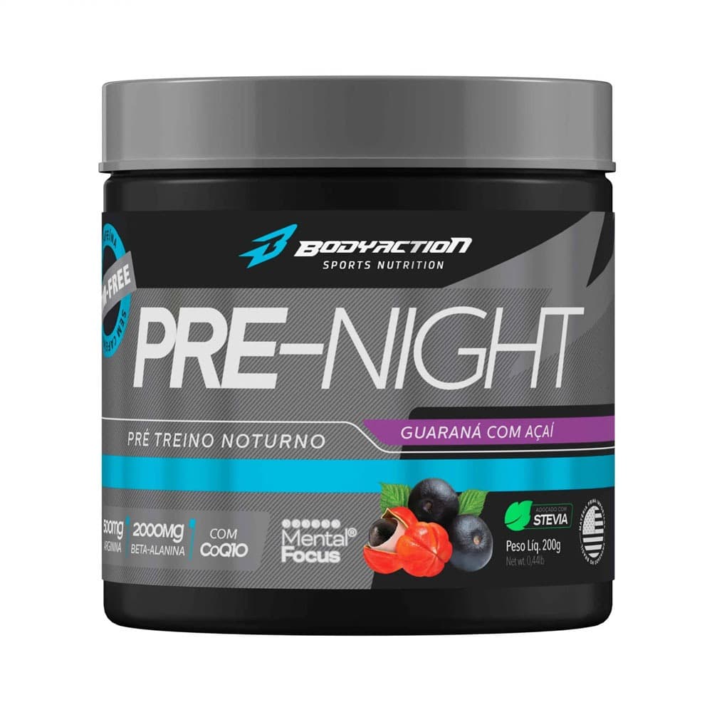 Pré Night (Pré-Treino Noturno) 200g - BodyAction