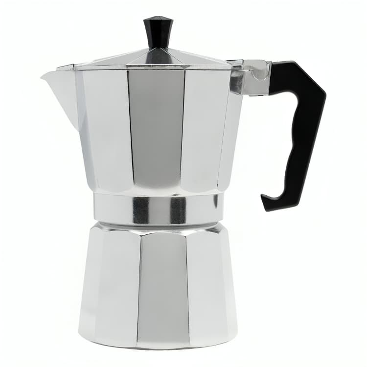 Cafeteira Italiana De fogão Expresso Em Alumínio Para 3, 6 e 9 Xícaras