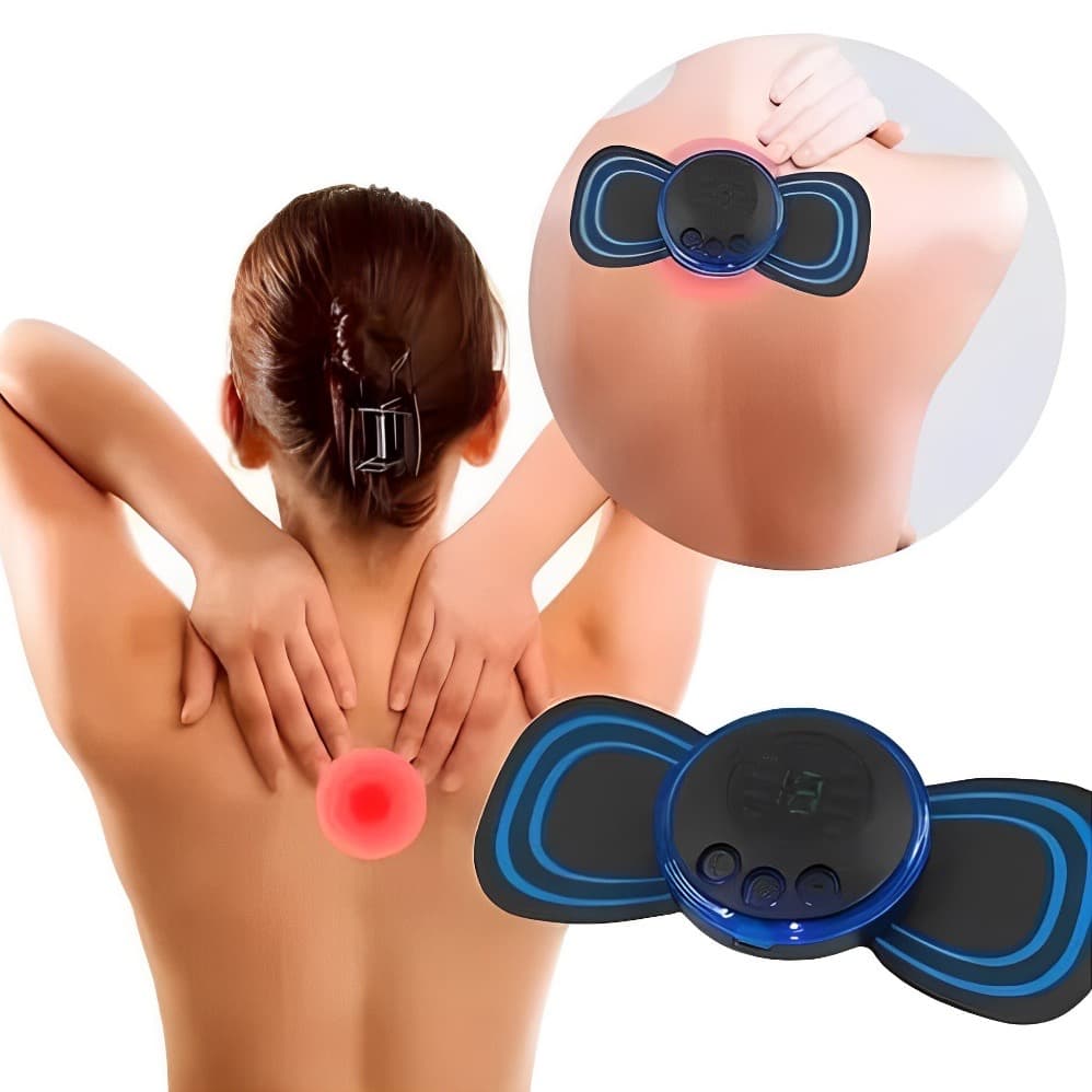 massageador Elétrico De Pulso Pescoço Mini Massageador Costas Cervical Músculo Ferramenta Alívio Da Dor Muscular De Ombro