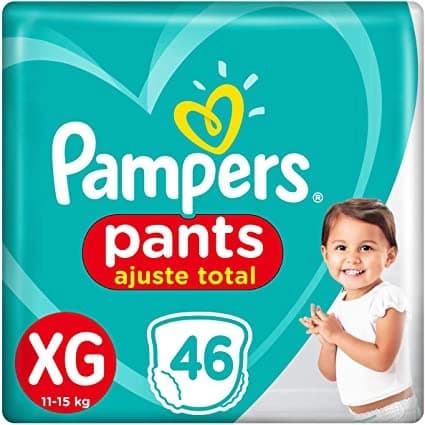 Fraldas Pampers Pants Ajuste Total Xg 46 Unidades