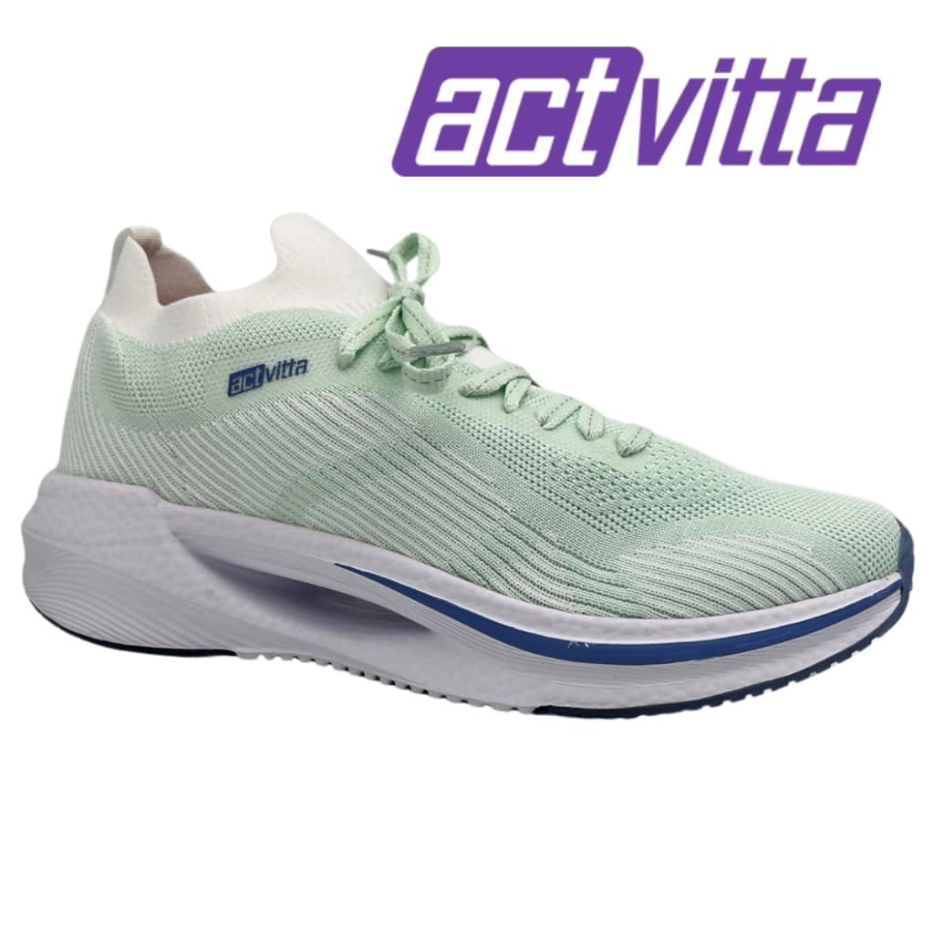 Tenis Actvitta Original Pulse Feminino Esportivo Casual Slip on Tenis Meia Academia