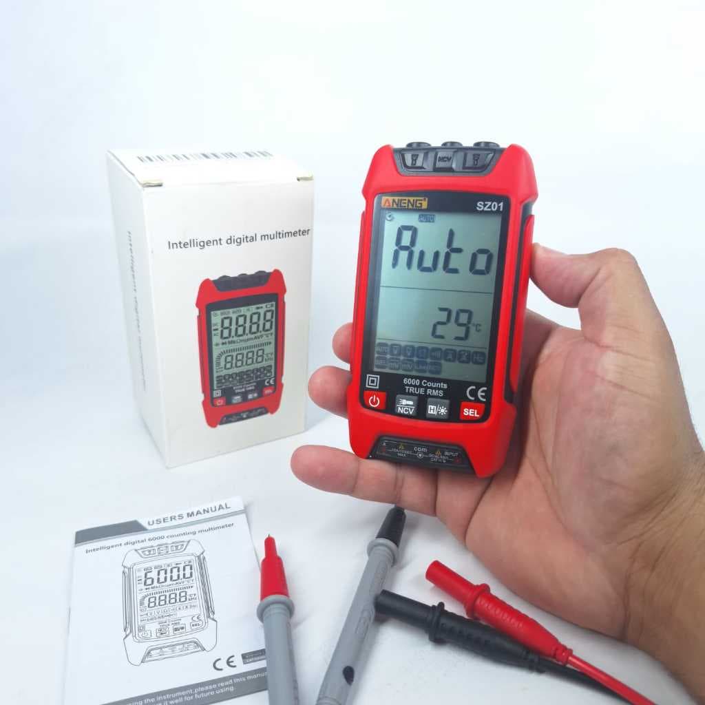 Multímetro ANENG digital PROFISSIONAL compacto - SZ01 - ENVIO EM 24H ÚTEIS