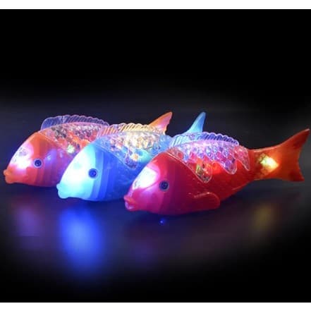 brinquedo peixe elétrico crianças led iluminação música interação brinquedos som brinquedos educativos