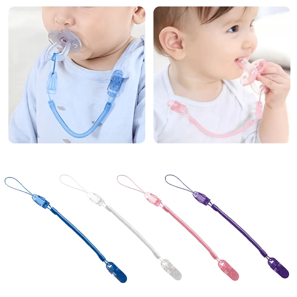 Prendedor Chupeta Modelo Mola Fácil De Limpar Bebe Infantil