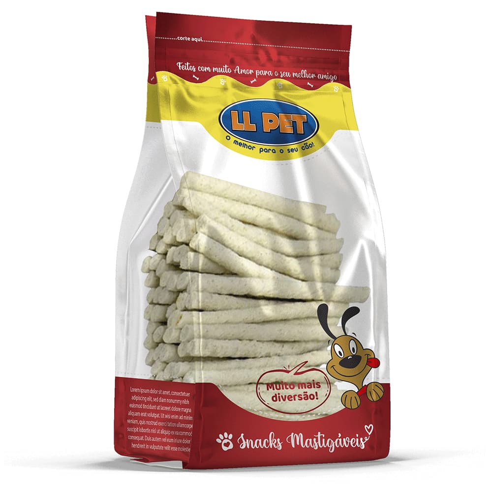 Osso Ossinho Palito LL Pet 1kg (5x6mm, 5x8mm, 5x20mm)