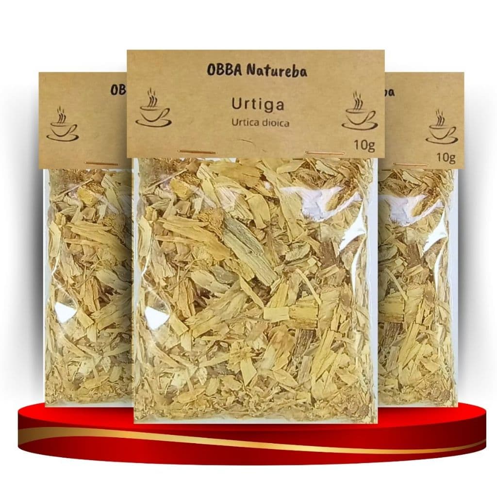 3 Chás de Urtiga | Orgânica Rasurada 100% Puro Urtica Dioica