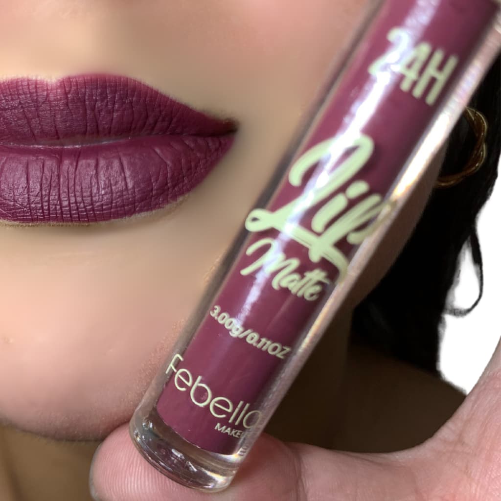 Lip Matte Batom Líquido 24H Longa Duração Febella