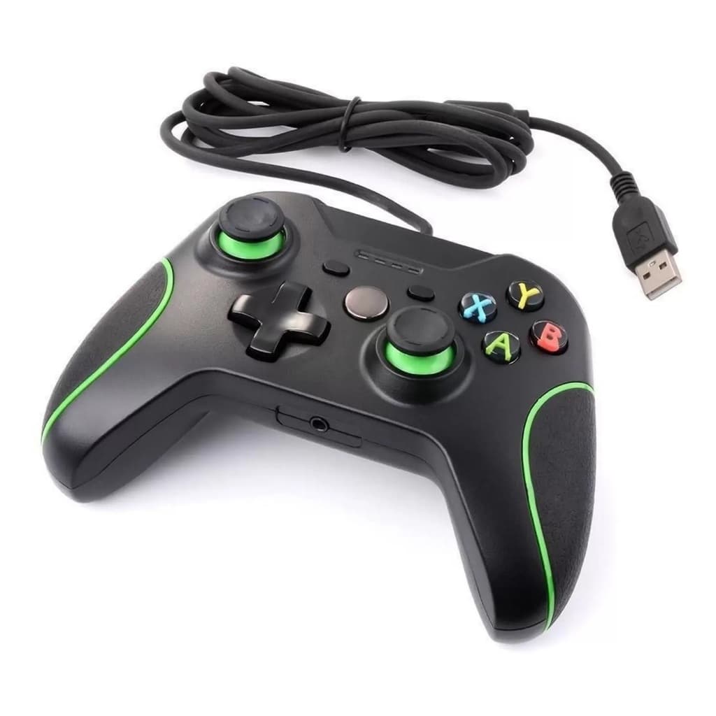 Controle Xbox One Com Fio Joystick Video Game Pc Gamer