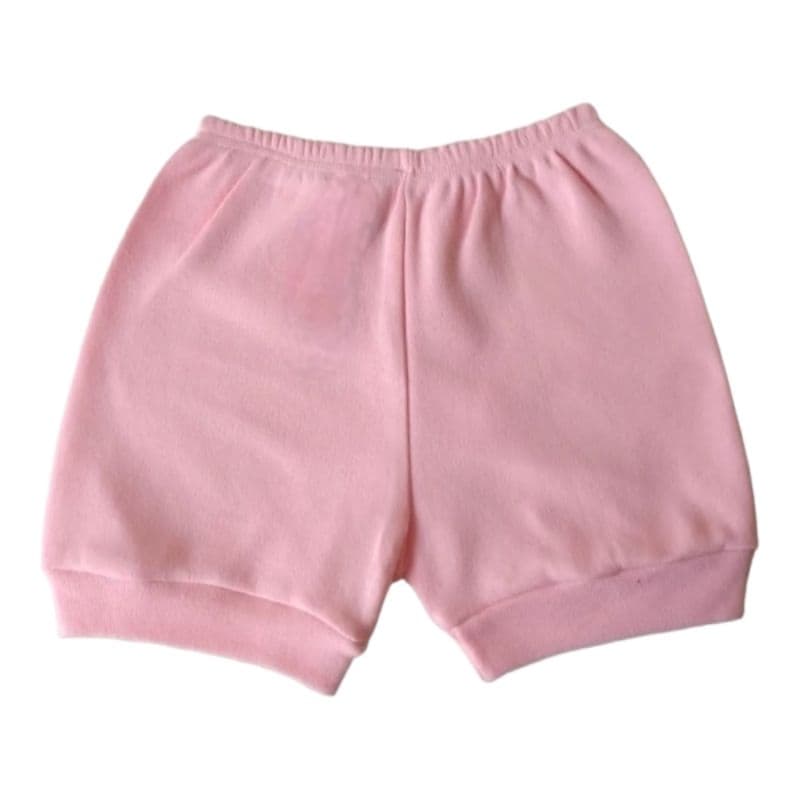 Short Liso Tapa Fralda Para Bebê Liso Algodão