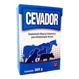 Vitamina Suplemento Animal Em Pó Cevador 300gr Cães Gado