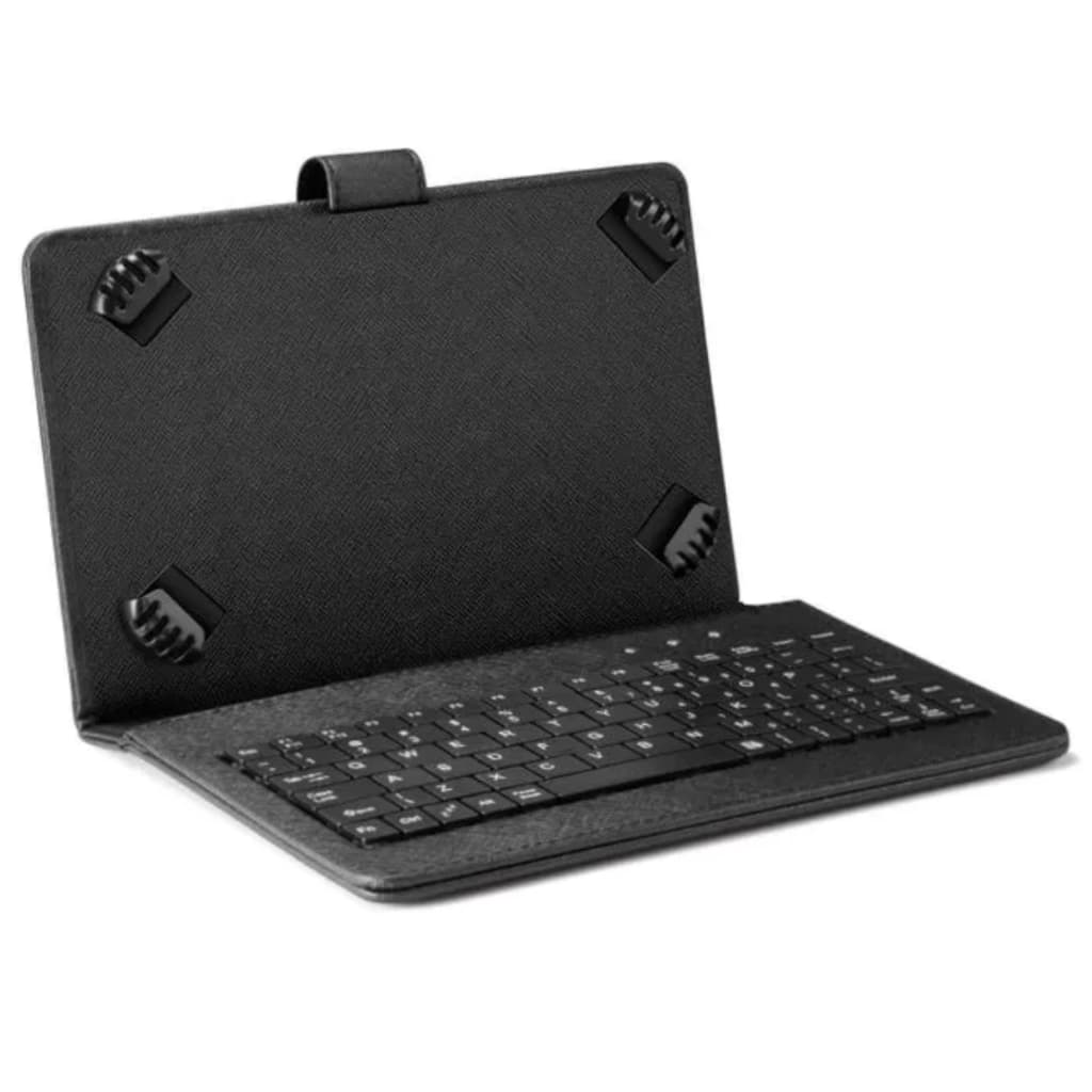 Capa Case com Teclado para Tablet 11 Polegadas Android Usb Tipo C Qwerty Portátil Preto