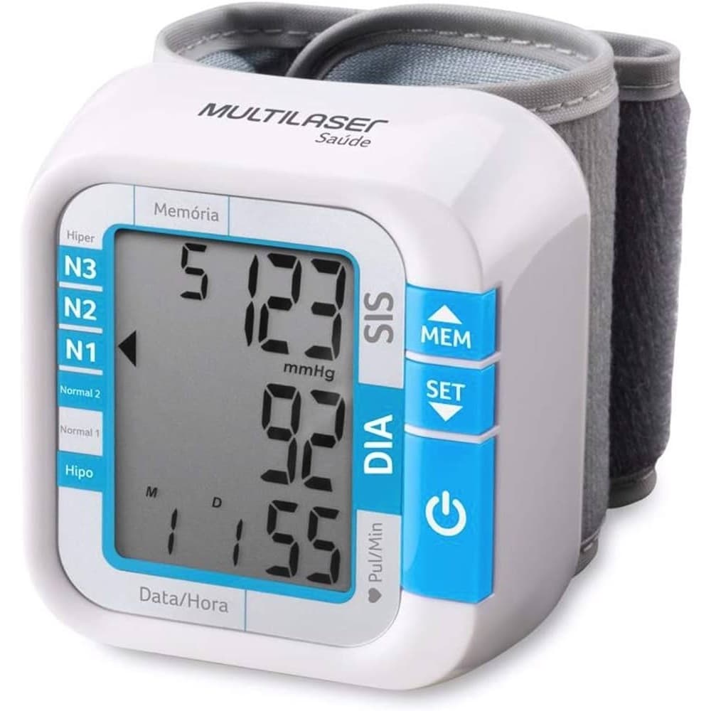 Aparelho De Medir Pressão Arterial Digital Pulso Multilaser HC204