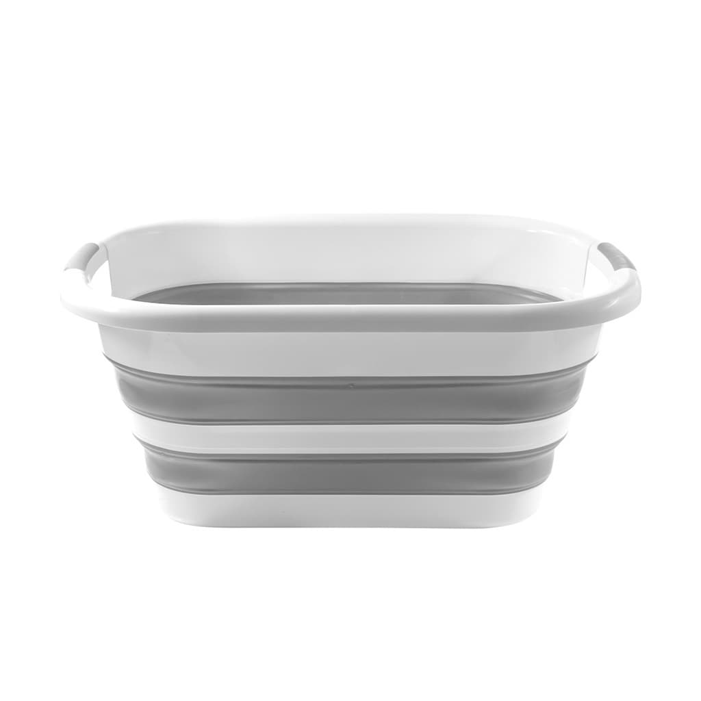 Cesto Retrátil Powermaid 26L Uso Geral Casa Banheiro Balde Água Roupa
