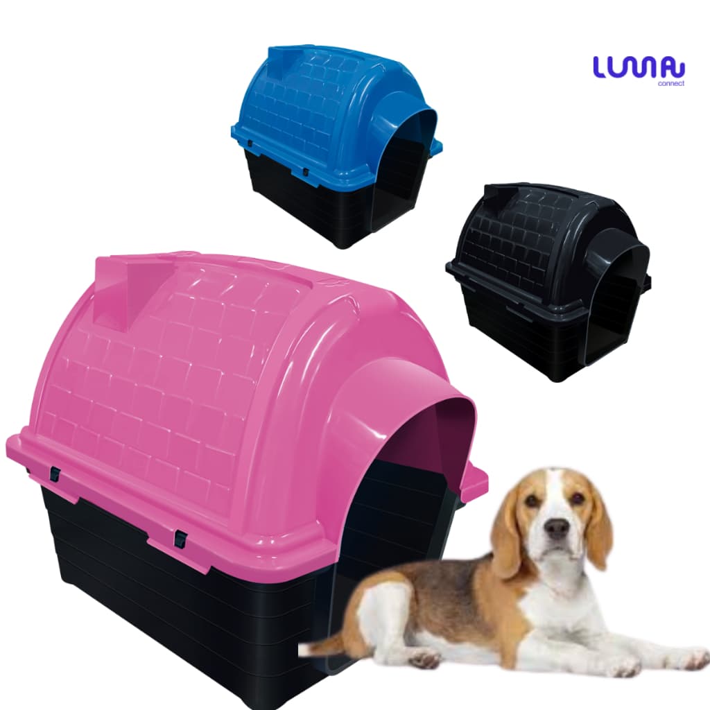 Casinha De Cachorro Numero 4  Casa Iglu Pet Com Proteção Raios UV Furacão Pet Desmontável
