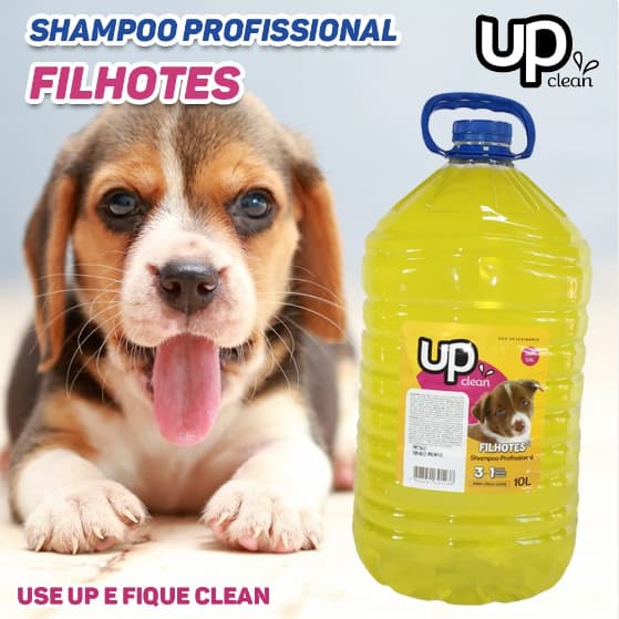 Shampoo Profissional para Cachorro/ Shampoo Filhotes 10 Litros UP Clean