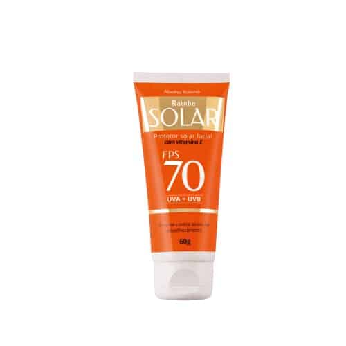 Protetor Solar Facial Fps 70 Rainha Solar 60g