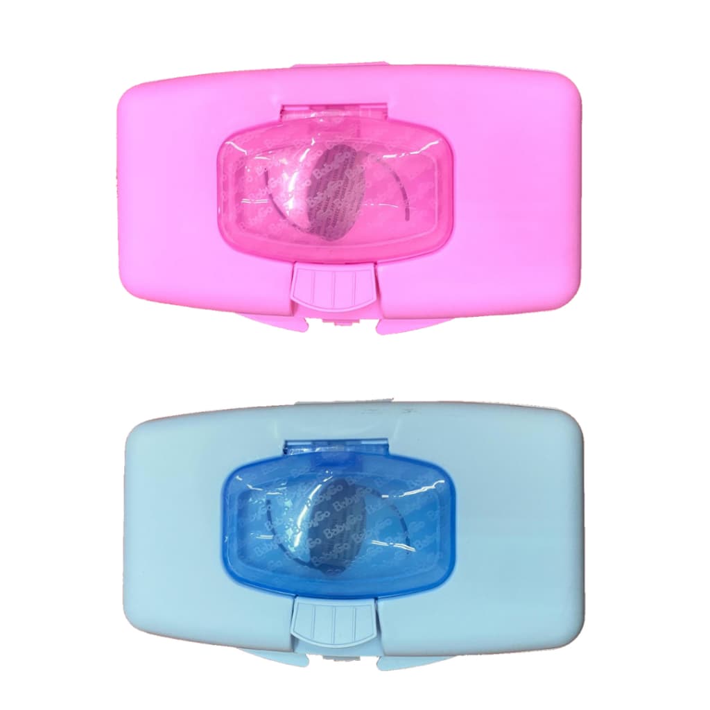 Porta Lenços Umedecido BabyGo Preserva e Protege Azul e Rosa