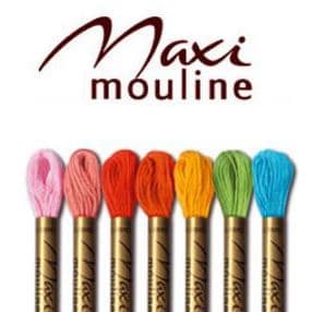 Linha Meada Maxi Mouline Círculo para bordar e fazer ponto cruz - COR 442 ATÉ 842
