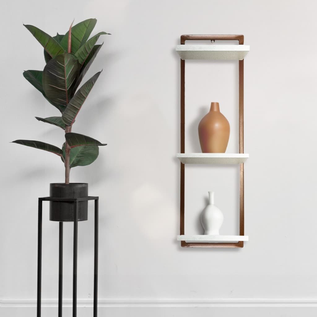 Prateleira Suporte de Parede Nicho Industrial MDF