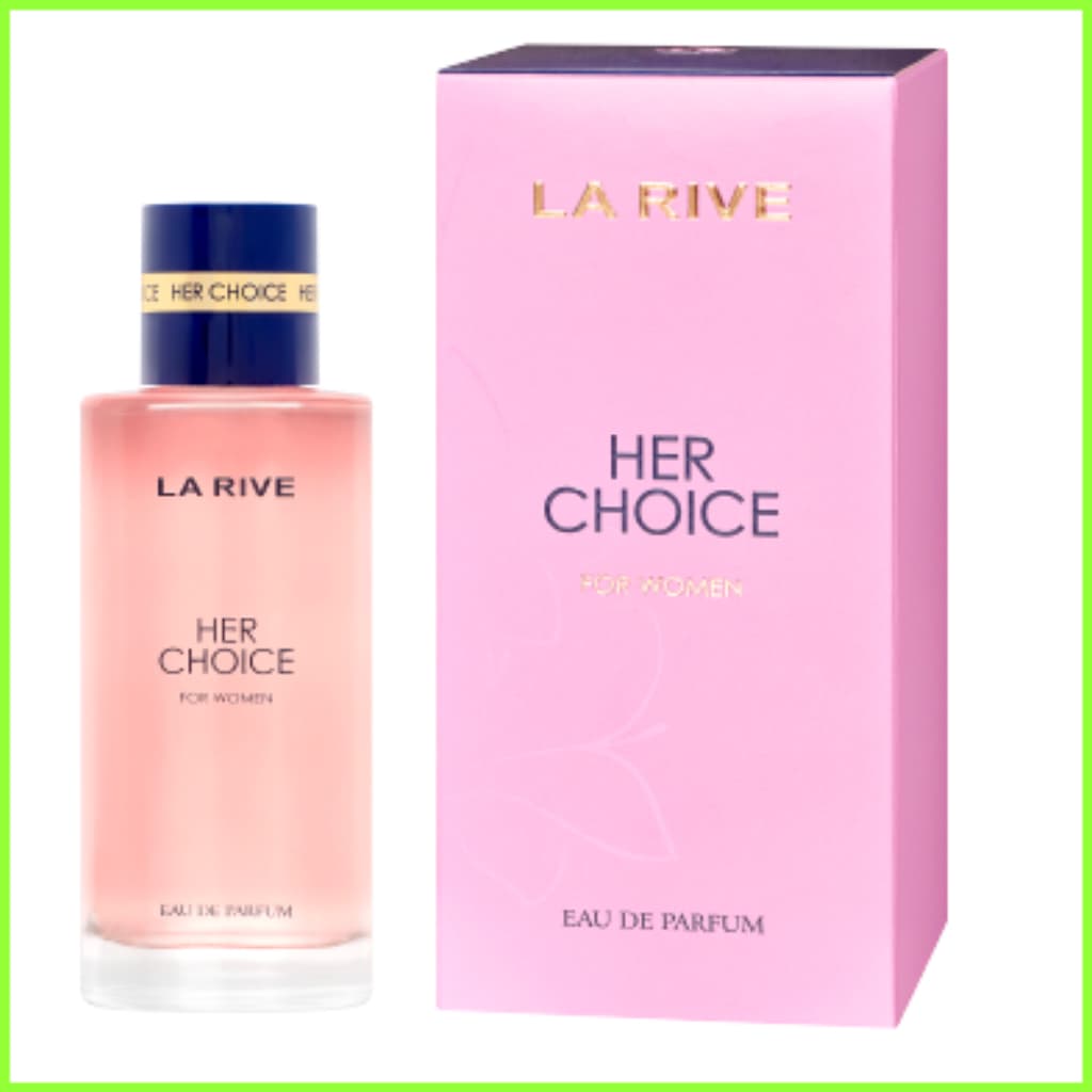 Perfume Feminino Her Choice For Women La Rive Eau de Parfum EDP Floral Importado + Amostra