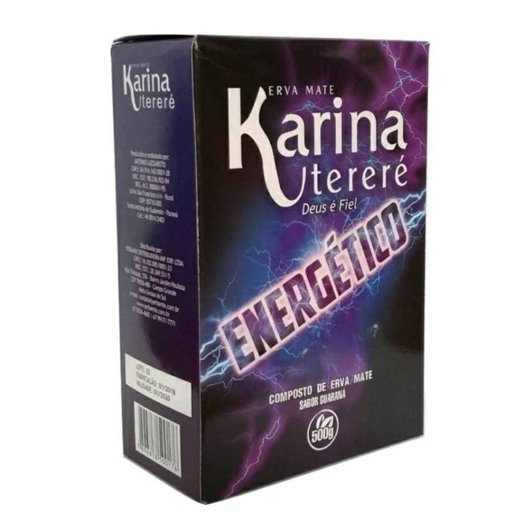 Erva Mate para Tereré Energético Guaraná 500 gramas - Karina