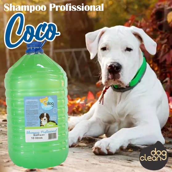 Shampoo Profissional para cachorro/ Shampoo pré banho Coco Classica 10 Litros Dog Clean