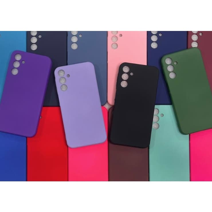Capa Capinha Case Samsung A05/A15/A25/A35/A55 Silicone Aveludado Protetor Colorido