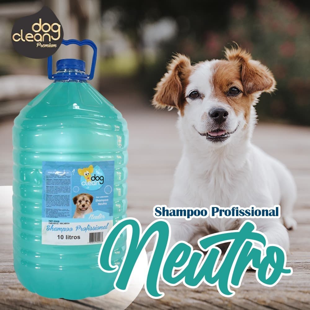 Shampoo Profissional para Cachorro/ Shampoo Neutro Classica 10 Litros Dog Clean
