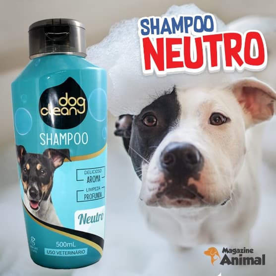 Shampoo para Cachorro Neutro Neuter 500ml Shampoo Pet Neutro Shampoo Cachorro Cheiroso Pelo Macio Dog Clean