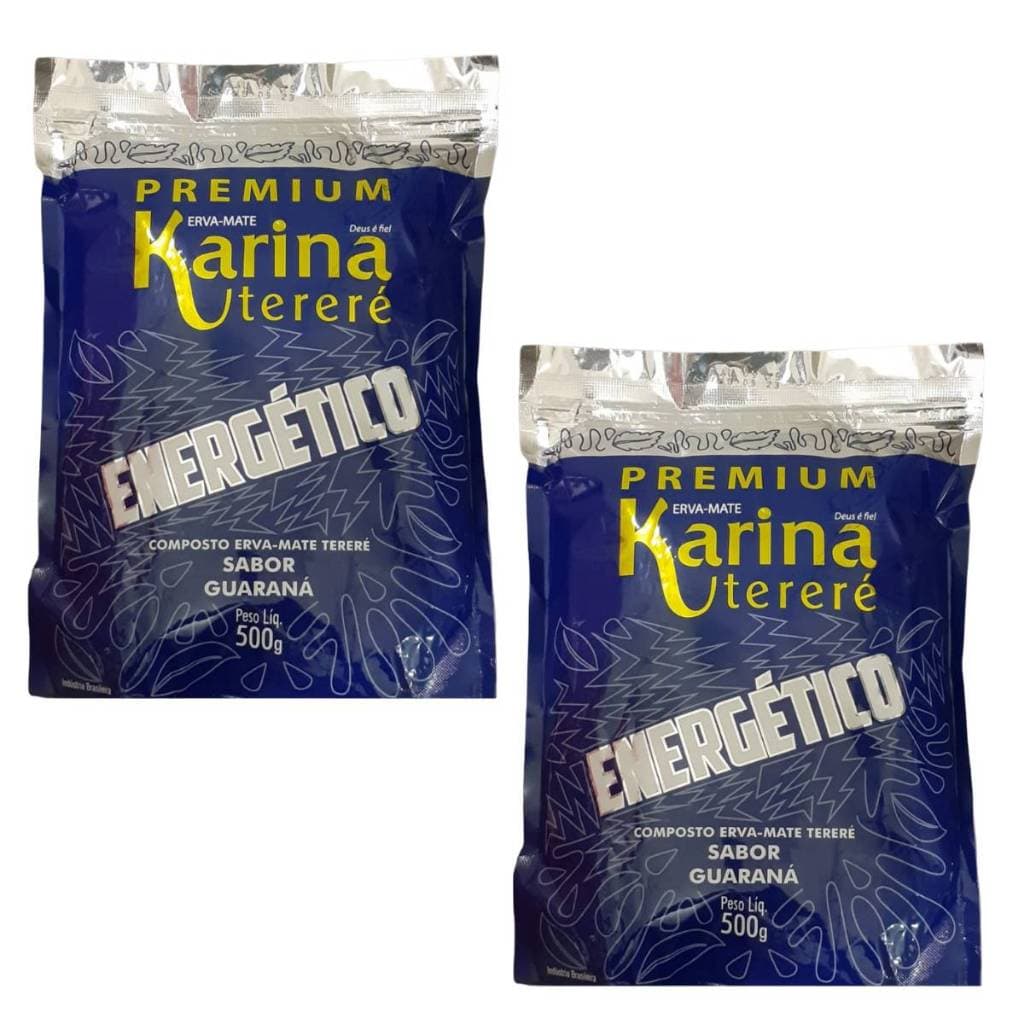 Kit 2 Ervas Tereré Energético Guaraná 500gr Premium - Karina