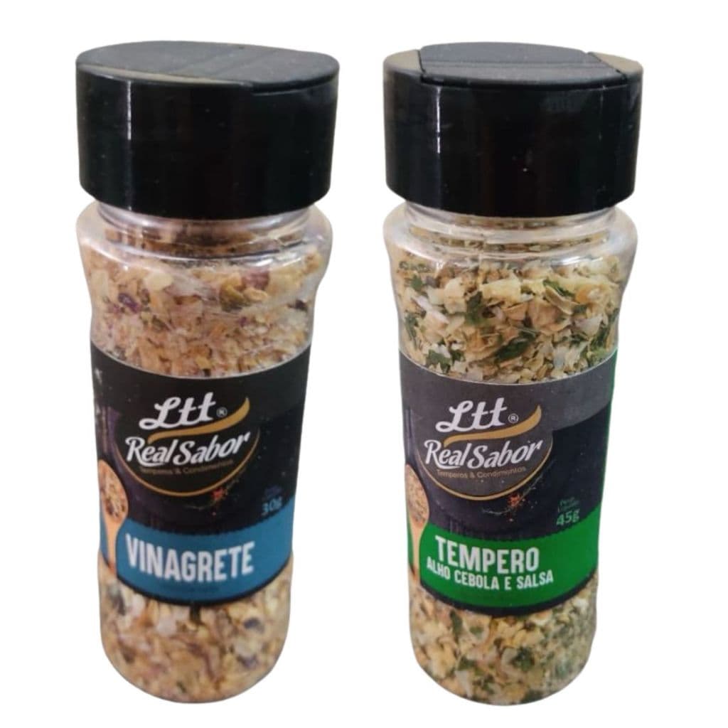 Kit 2 Temperos No Pote Linha Premium LTT Alimentos Você Escolhe Chimichurri Tempero Para Carnes Vinagrete