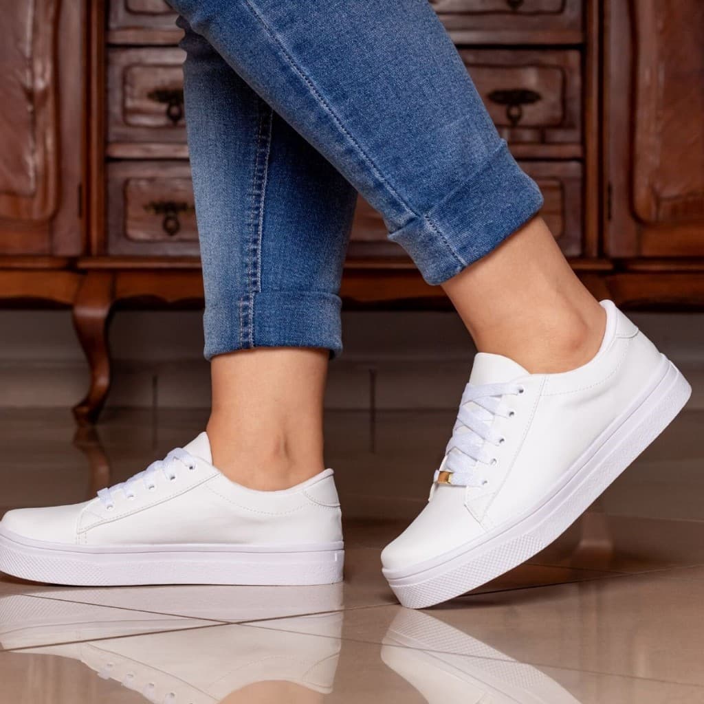 Tênis Feminino Casual Confortável Moda Sapato Feminino Leve Clássico Macio Original