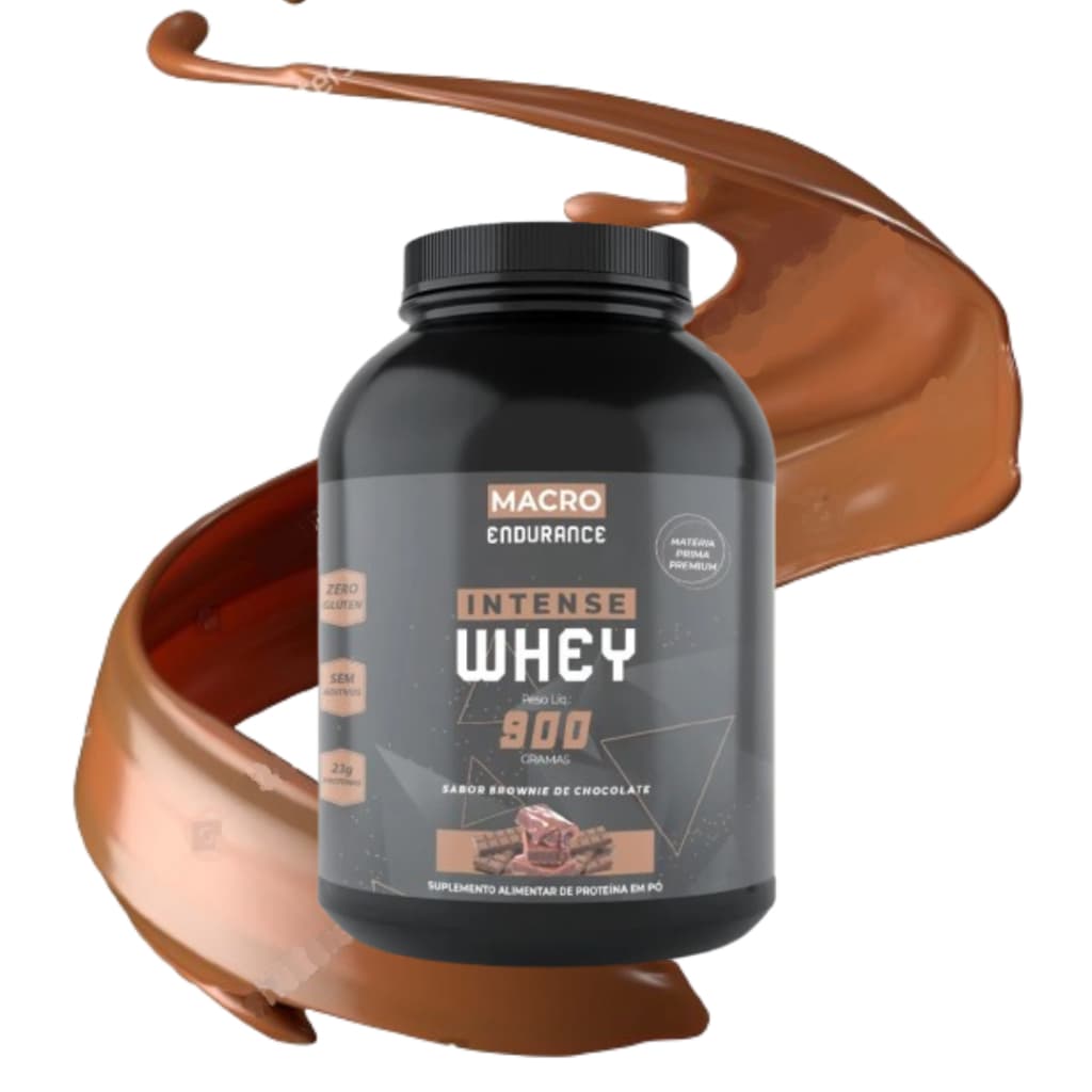 Whey Protein (INTENSE) Sabor (BROWNIE DE CHOCOLATE) - 900g Macrophytus